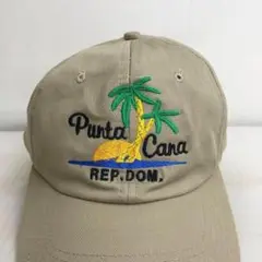 【US買付】キャップ　6パネルキャップ　Punta Cana アースカラー　肌色