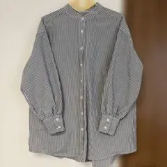 美品 ナイスクラップ ストライプシャツ