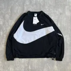 NIKE　ナイキ　新品タグ付　ビッグスウッシュ　ウーブン　プルオーバー　Sサイズ