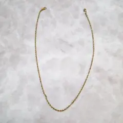 ネックレス ゴールド アクセサリー メンズ レディース 幅2mm 長さ45cm