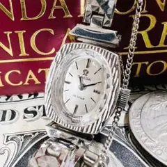 【動作良好】15mm オメガ DE VILLE 手巻き レディース アンティーク