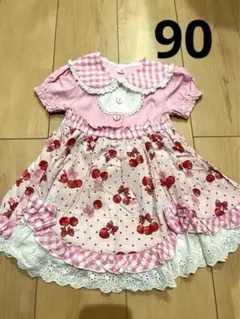 【美品】クーラクール　ワンピース 90