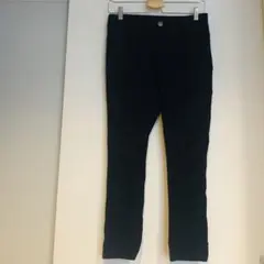 ★スキニーパンツ ネイビー 伸縮あり ウエストゴム Lサイズ