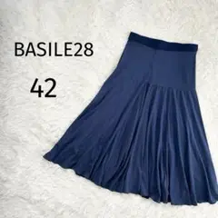バジーレベントットBASILE28 ロングスカート ウエストゴム ゆったりサイズ
