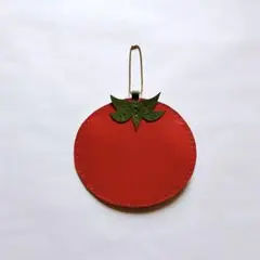⭐︎特別感謝セール⭐︎レザーのトマト コインケース/バッグチャーム