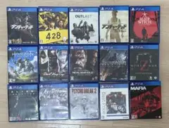 【送料無料】PS4 ゲームソフト 15本まとめ売り プレイステーション4