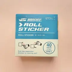 新品未使用　レア　ブラニフ航空　ロールステッカー 2m Braniff Intl