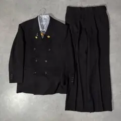 [F.116]【vintage】 セットアップ ダブル　ピンズ　ネクタイ