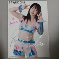 玖麗さやか　直筆サイン入りポートレート
