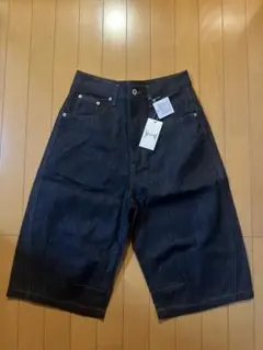 NoREMID ダークデニム ショートパンツ