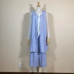 インゲボルグ　定価48,400円　ロングベスト＆ワイドストレートパンツ❣️綺麗❣️