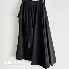 【AMERI】アメリ SIDE LAYERED スカート タグ付未使用 BLK