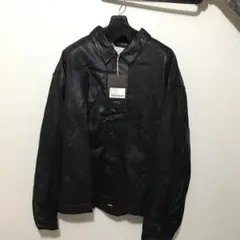 Traditional Weatherwear ブラックレザージャケット 38