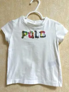 POLO RALPH LAUREN Tシャツ 12M（80）ホワイト ロゴ刺繍入