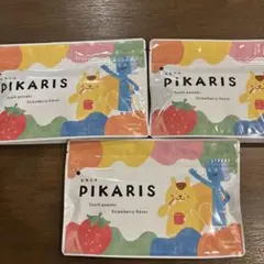 PIKARIS いちご風味 歯磨き粉 3パック