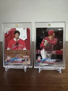 大谷翔平 2018 MLB ルーキーカードRC 2枚【おまけ付】MLBカード2枚