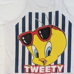 90s オフィシャル トゥイーティー タンクトップ コピーライトあり