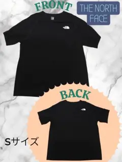 ノースフェイス海外限定Tシャツ　Lプリント　ブラック　夏