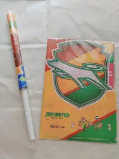 ジェフユナイテッド市原・千葉 クリアファイルと応援棒　記念グッズ セット