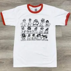 M あいみょん 着用 おっぱい リンガー 赤 Tシャツ US買付 ヴィンテージ