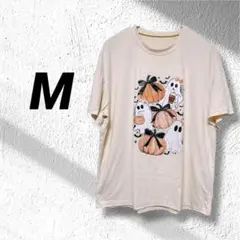 ハロウィン ゴースト パンプキン Tシャツ M
