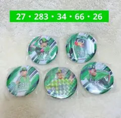 東京ヤクルトスワローズ 燕パワー 缶バッジ 5個セット