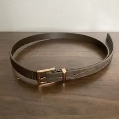 【新品　未使用】型押しベルト　ブラウン　レディース　匿名配送