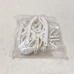 ホワイト折りたたみ クリップハンガー