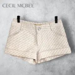 【CECIL McBEE セシルマクビー】　ショートパンツ　ベージュ