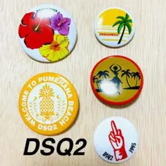 【未使用】DSQ2 ディースクエアード　缶バッジ　５個セット