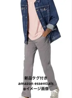 新品タグ付き　amazon essentials ネイビー　34W✖️34L