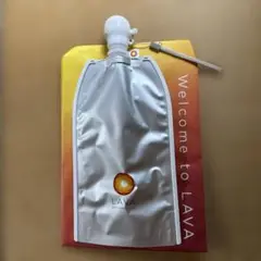 LAVA 携帯水筒 シルバー ストロー付き