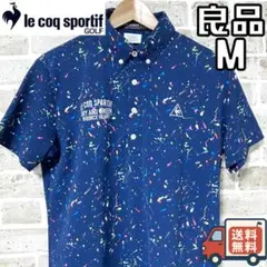 【24時間以内/匿名配送】ルコックゴルフ メンズ 半袖 ポロシャツ Mサイズ