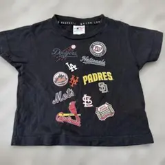 MLBチームロゴ Tシャツ 黒