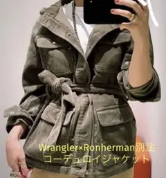 Wrangler×Ronherman 別注 コーデュロイジャケット jk