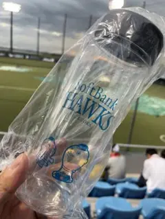 【非売品】ソフトバンクホークス タマスタ筑後 ふうさんスリムクリアボトル