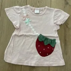 【最終価格】フタフタ いちご Ｔシャツ 80