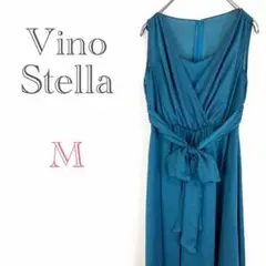 Vino Stella【M】カシュクールドレス ワンピース 日本製 結婚式二次会