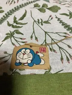 ドラえもん 木製ストラップ 平成8年　レトロ 1996 ドラえもん　どこでも絵馬
