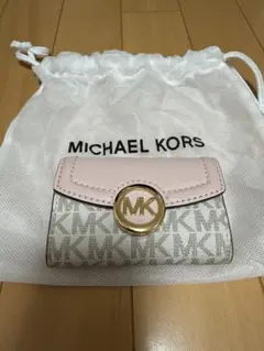 【MICHAEL KORS】レザー キーケース 保存袋付き