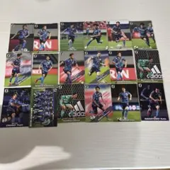 日本代表 サッカートレーディングカードセット