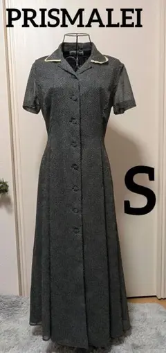 イタリア製✨PRISMALEIプリズマレイ40 S ロングシャツワンピースドット