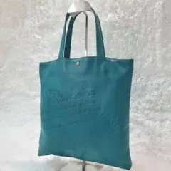 美品✨本革 Dakota ターコイズ トートバッグ