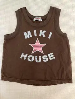 MIKI HOUSE ブラウン タンクトップ