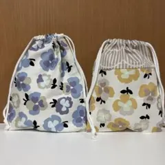 No.1016 巾着袋　2個セット