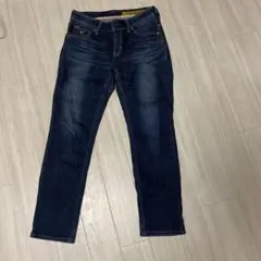 SOMETHINGダークブルースリムフィットデニム30✖︎32