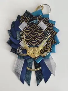 和風 痛ロゼット ロゼット 青