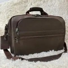 美品　トゥミ　エクスパンダブル　ブリーフケース　ブラウン