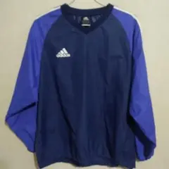 adidas ピステ、ウィンドブレーカー ネイビー/ブルー