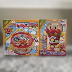 アンパンマン おもちゃドラム　わくわくガチャころりんJr.2点セット